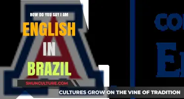 Speaking English in Brazil: How to Say 'I Am English' Like a Local