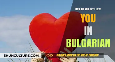Expressing Love in Bulgarian: A Guide to Saying 'I Love You