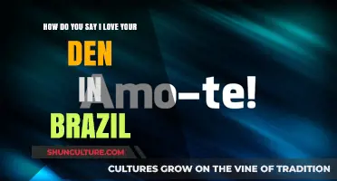 Expressing 'I Love Your Den' in Brazilian Portuguese: A Quick Guide