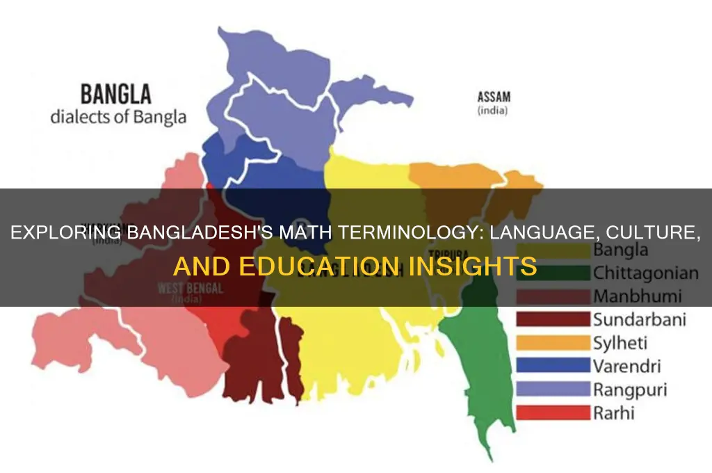 how do you say math in bangladesh