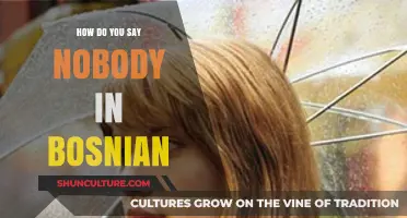 How to Say 'Nobody' in Bosnian: A Quick Language Guide