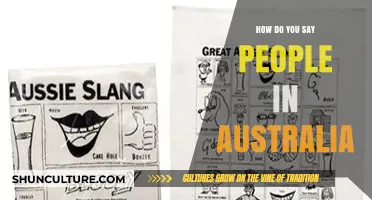 Exploring the Australian Way of Saying "People