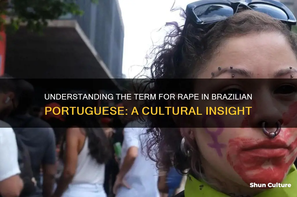 how do you say rape in brazil