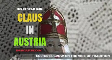 Santa Claus in Austria: A Festive Greeting