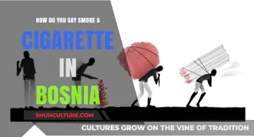 How to Say 'Smoke a Cigarette' in Bosnian: A Quick Guide