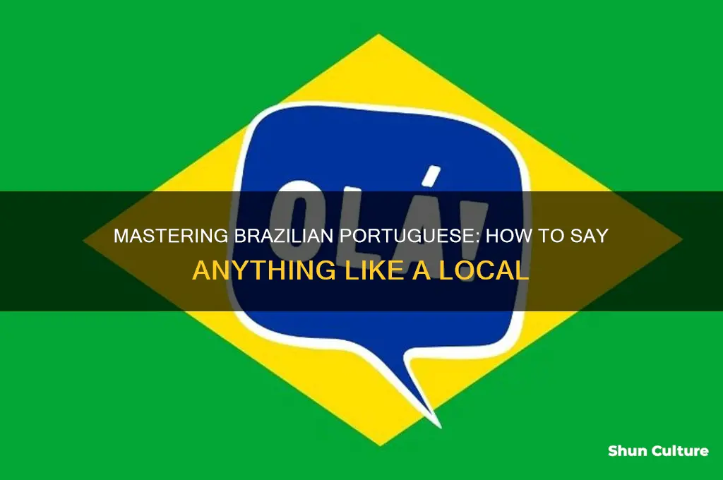 how do you say something in brazil