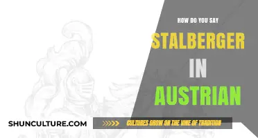 Stalberger's Name in Austrian: A Linguistic Adventure