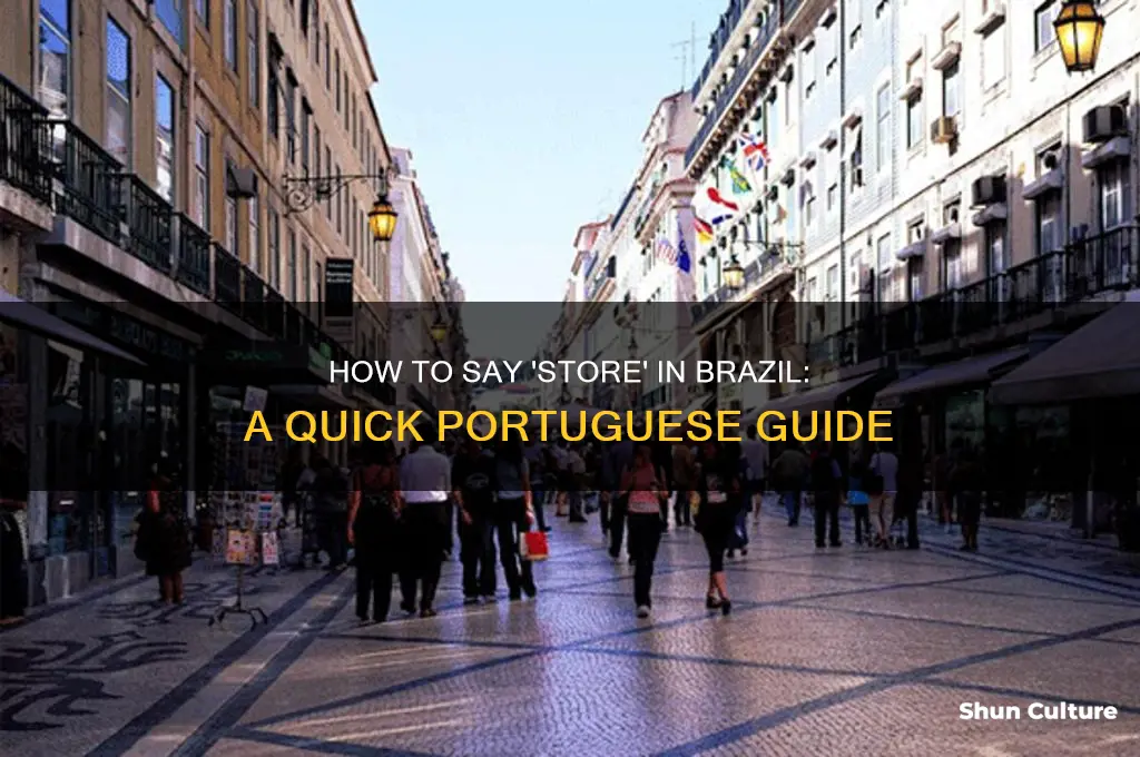 how do you say store in brazil