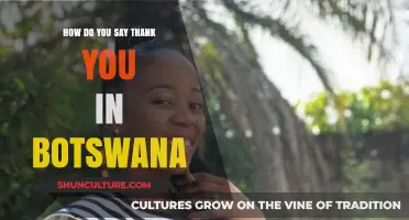 Expressing Gratitude in Botswana: How to Say Thank You in Setswana