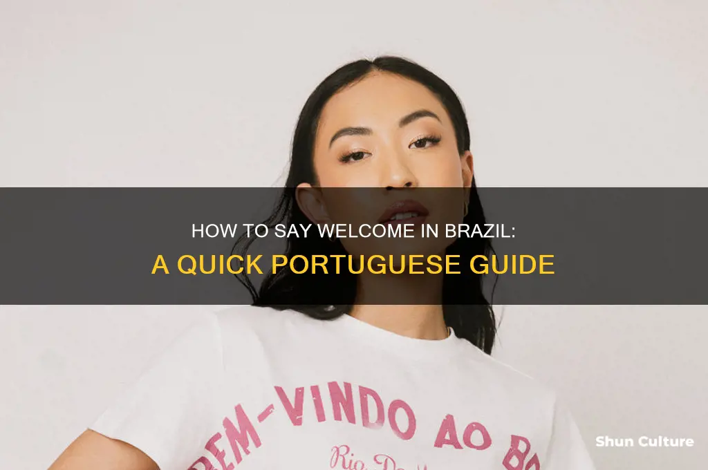 how do you say welcome in brazil