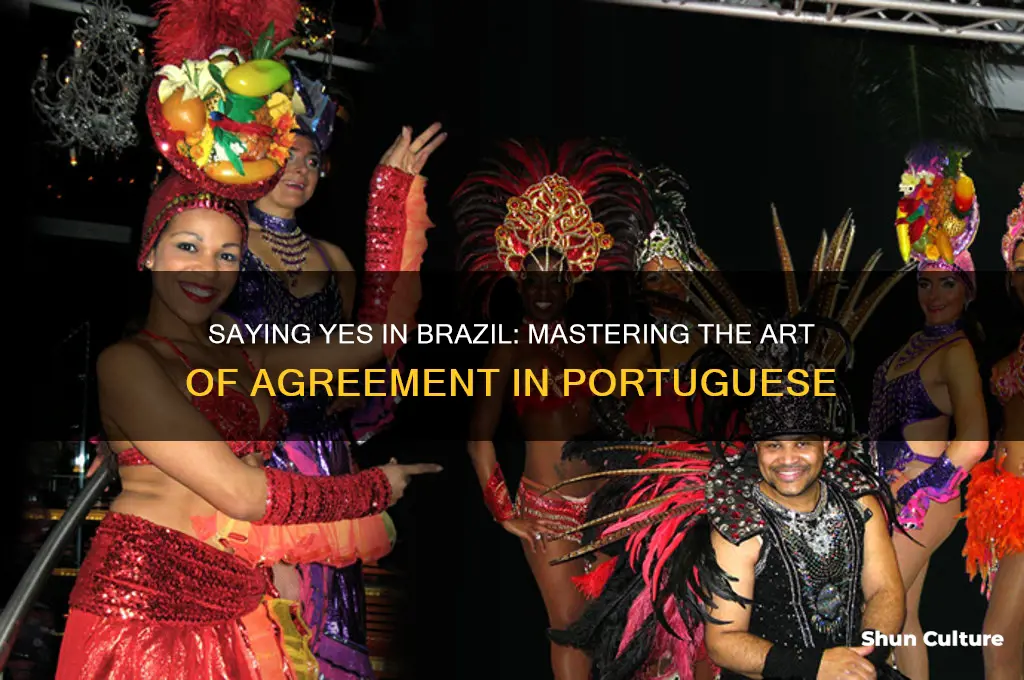 how do you say yes in brazil