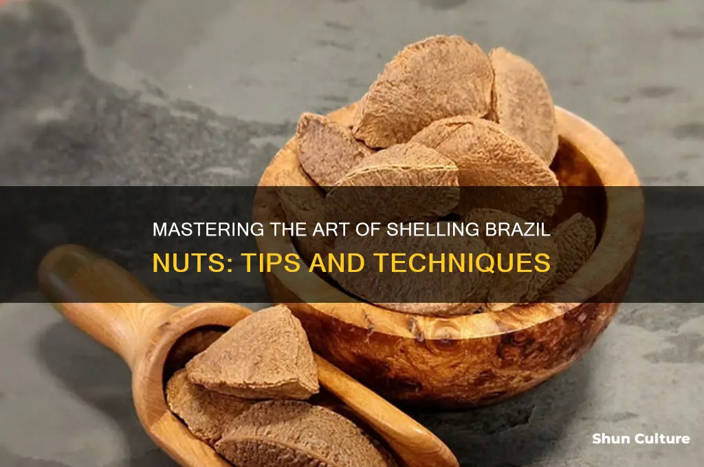 how do you shell brazil nuts
