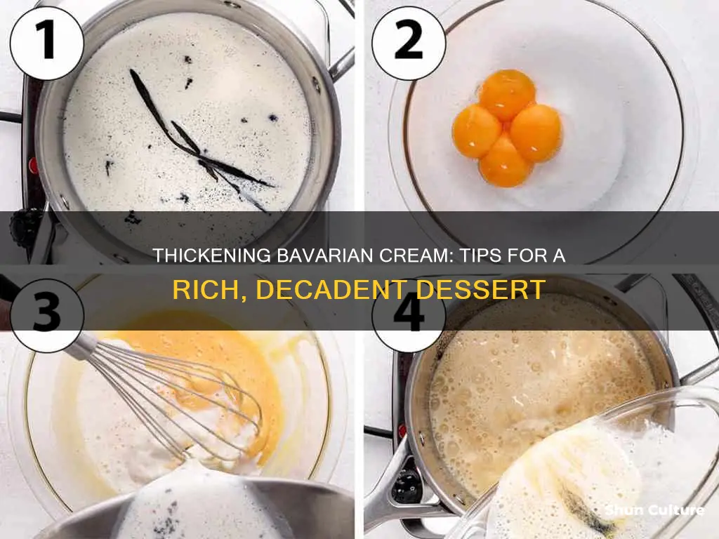 how do you thicken bavarian cream