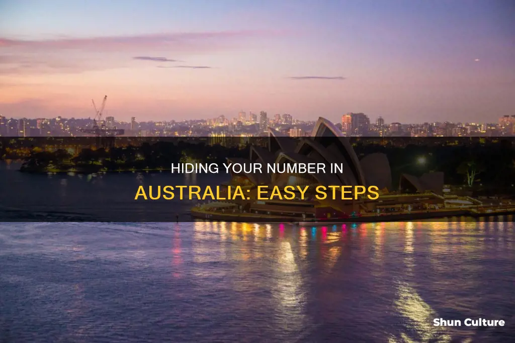 how do you withhold your number in australia