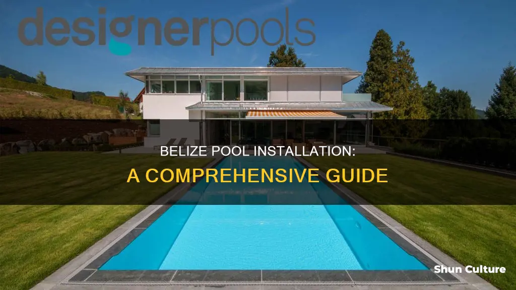 how does a belize pool installation