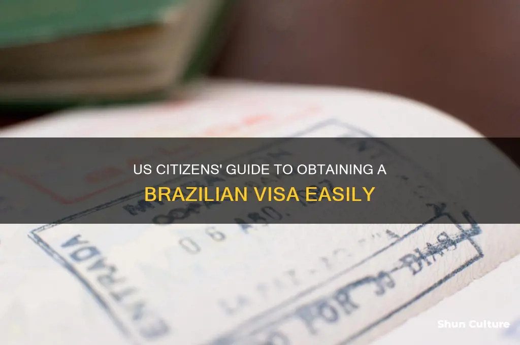 how does a us citizen get a visa for brazil