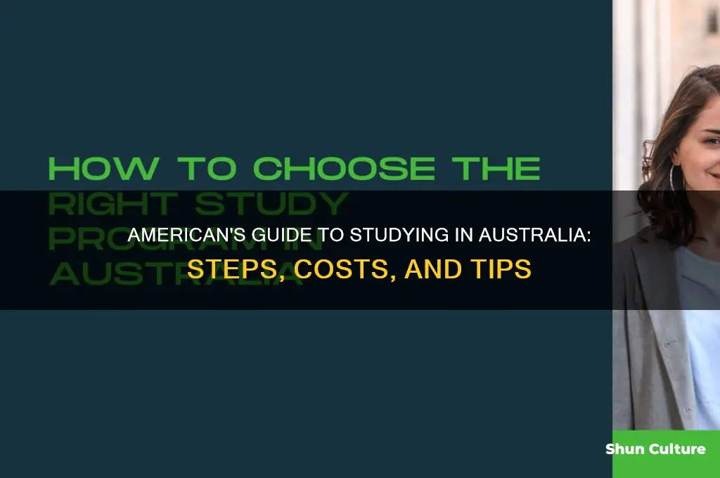 how does an american go to college in australia