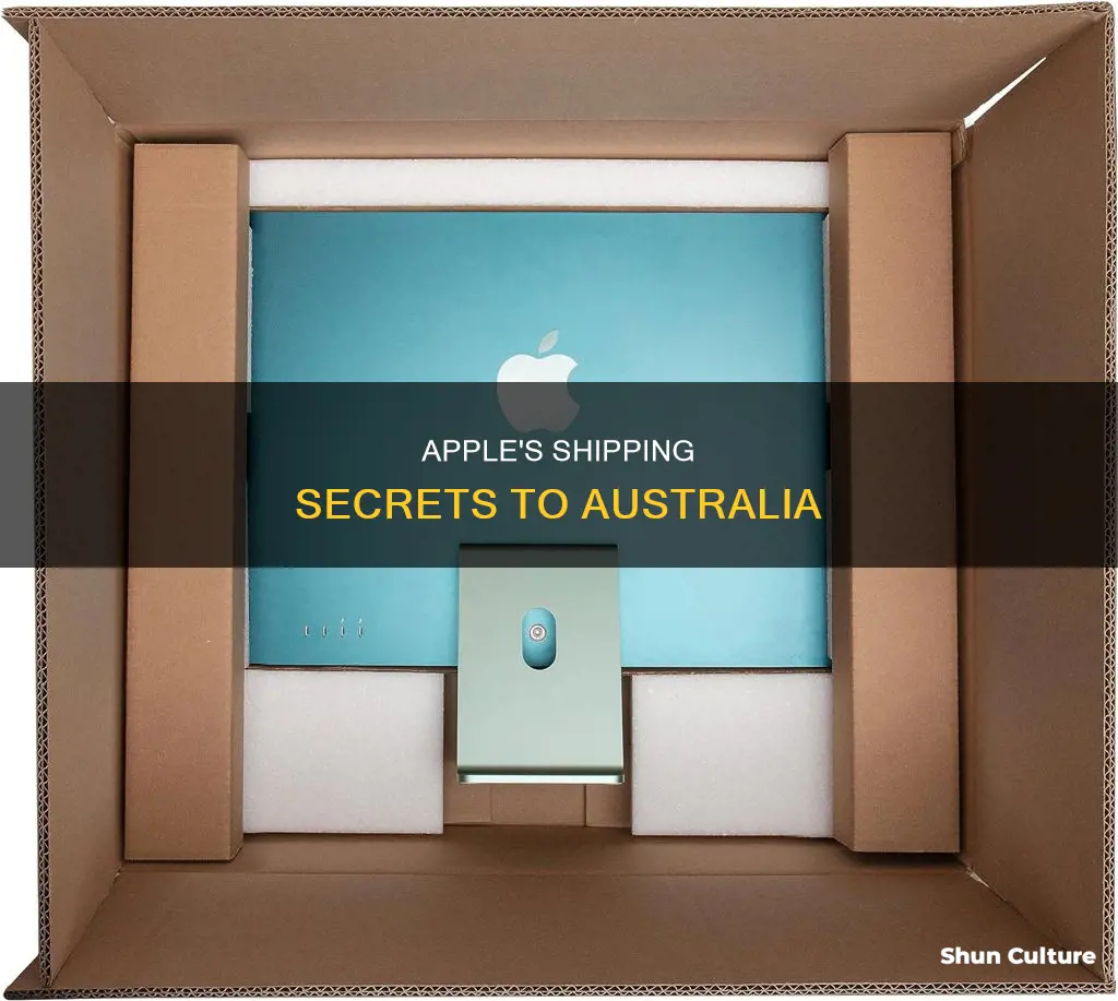 how does apple ship their products australia