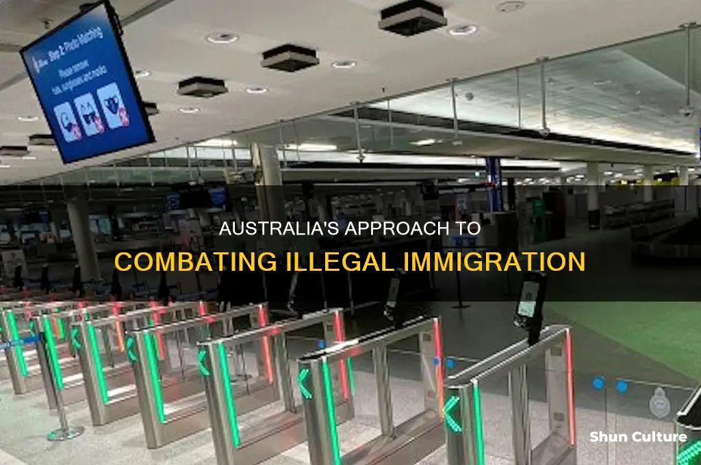 how does australia combat illegal immigrants