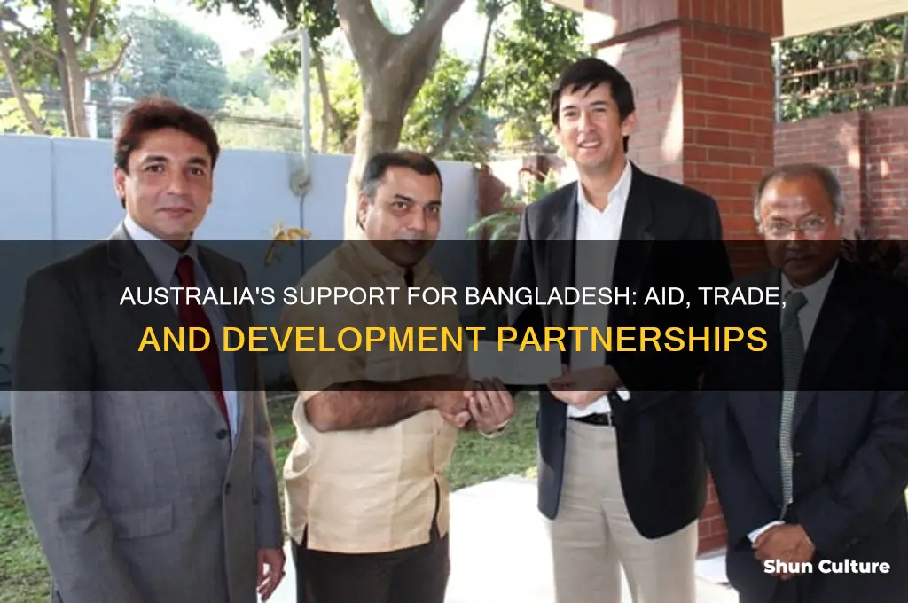 how does australia help bangladesh