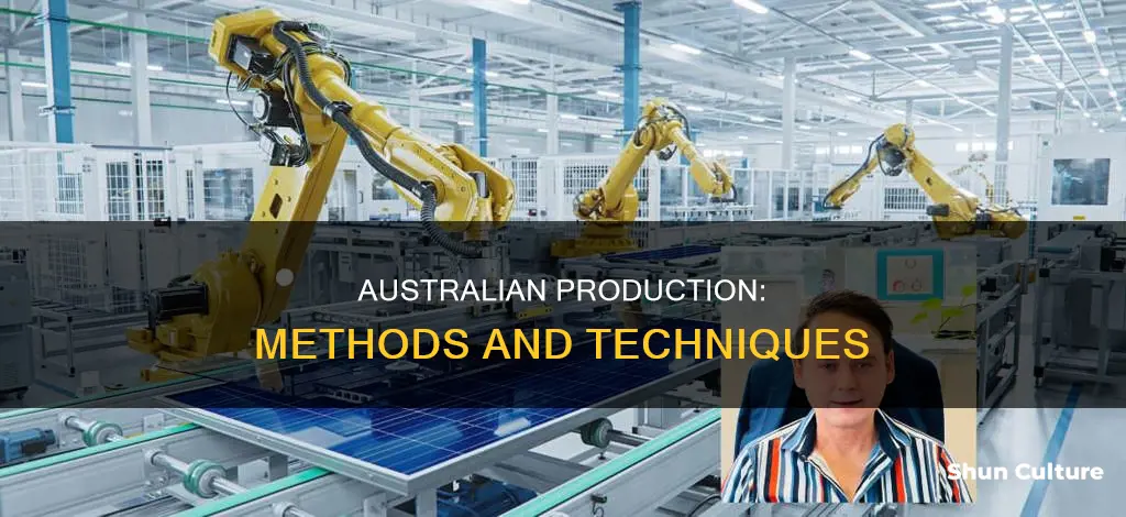 how does australia produce their goods