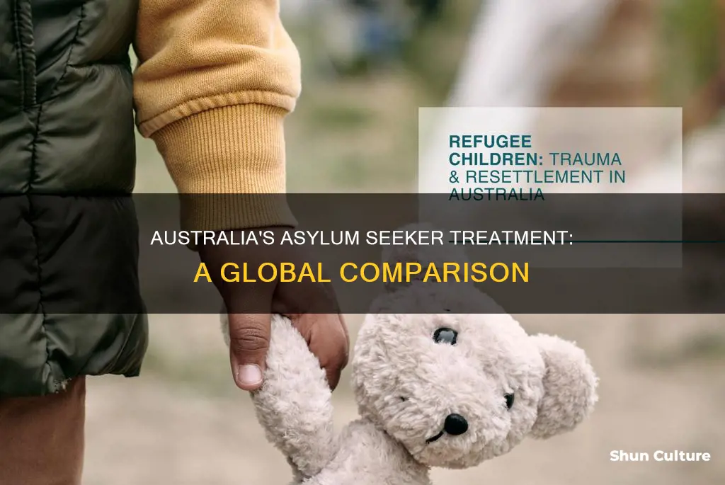 how does australia treat asylum seekers compared to other countries