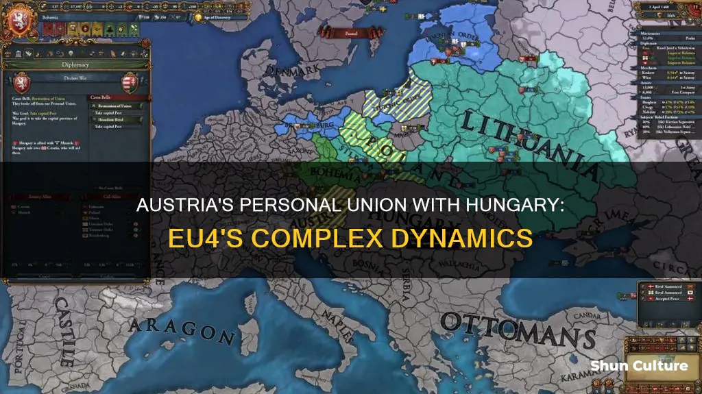 how does austria personal union hungary eu4