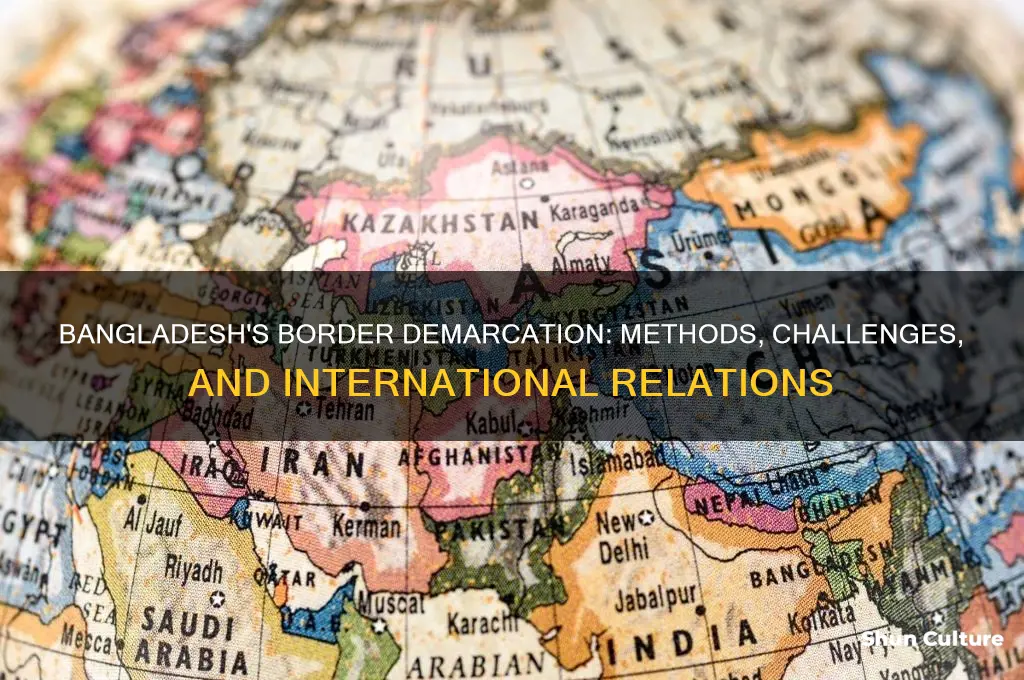 how does bangladesh demarcate its borders