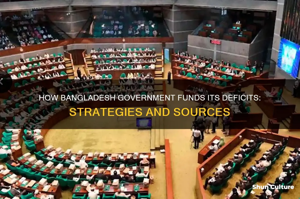 how does bangladesh government fund its deficits