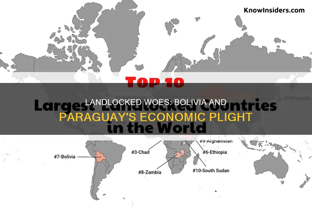 how does being landlocked affect bolivia and paraguay