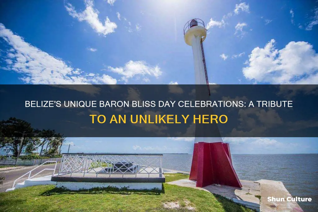 how does belize celebrate baron bliss day