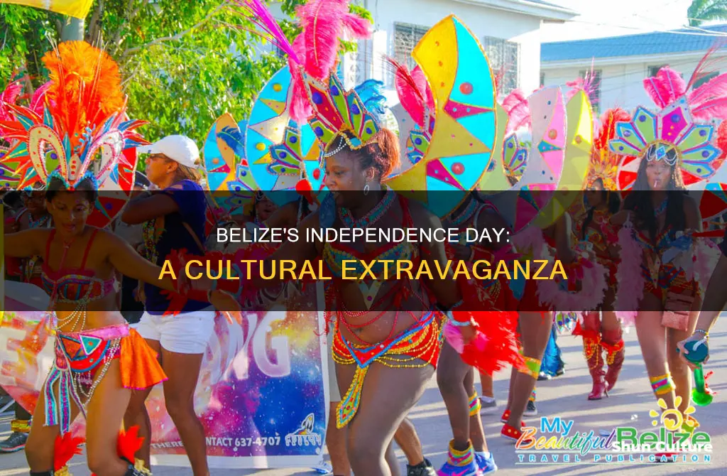 how does belize celebrate independence day