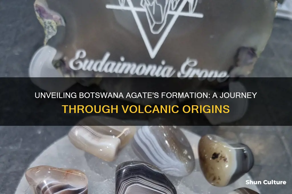 how does botswana agate form