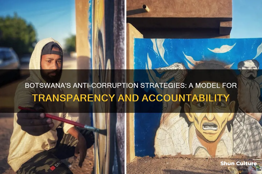how does botswana fight corruption