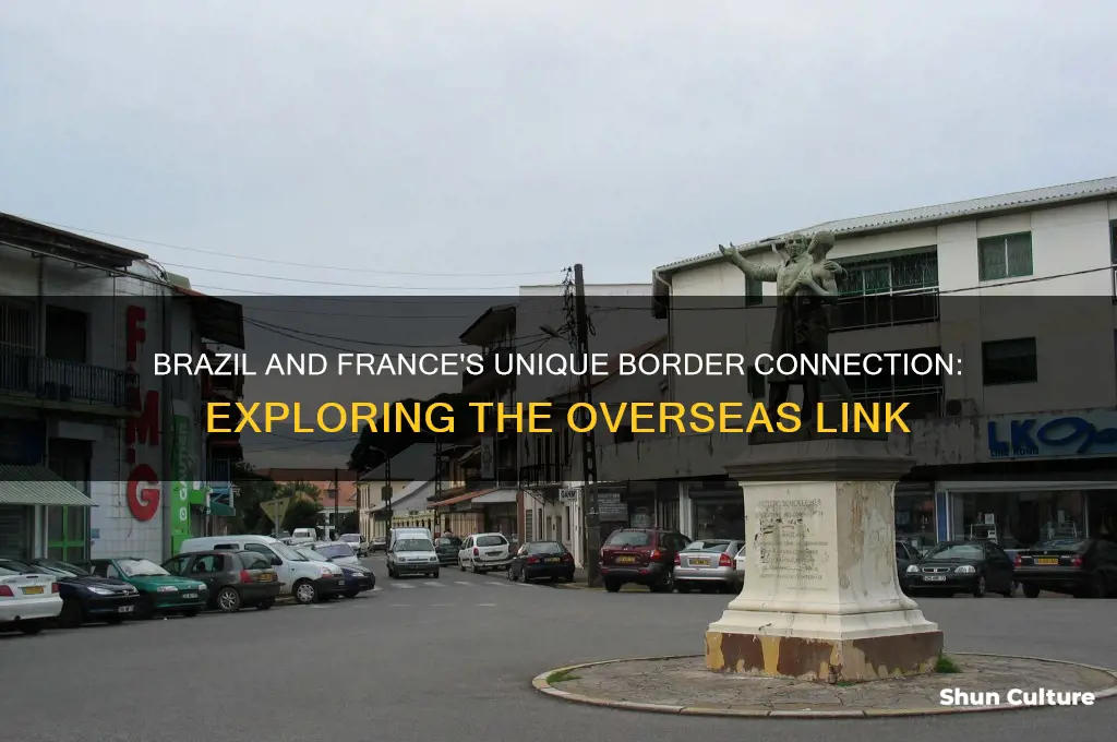 how does brazil border france