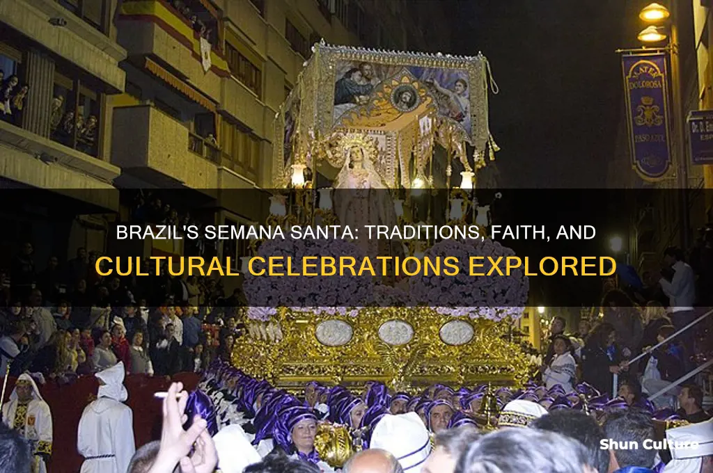 how does brazil celebrate semana santa