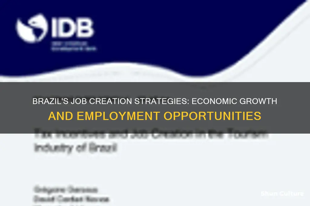 how does brazil create jobs