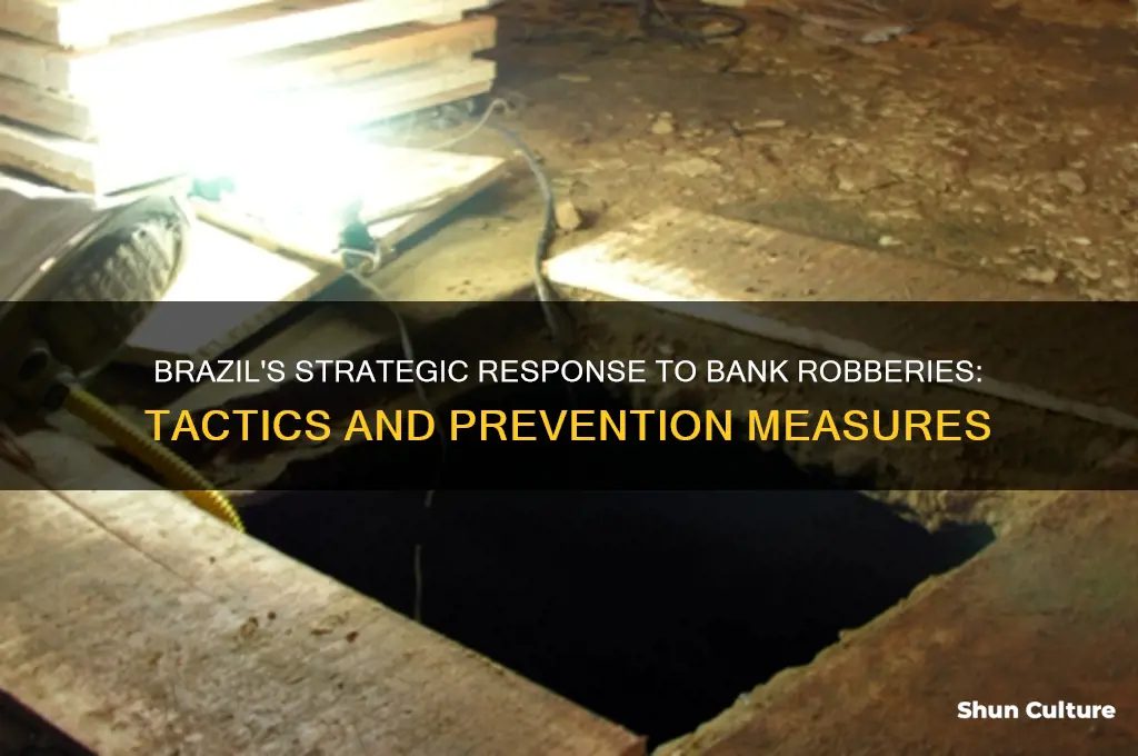 how does brazil deal with bank robbery