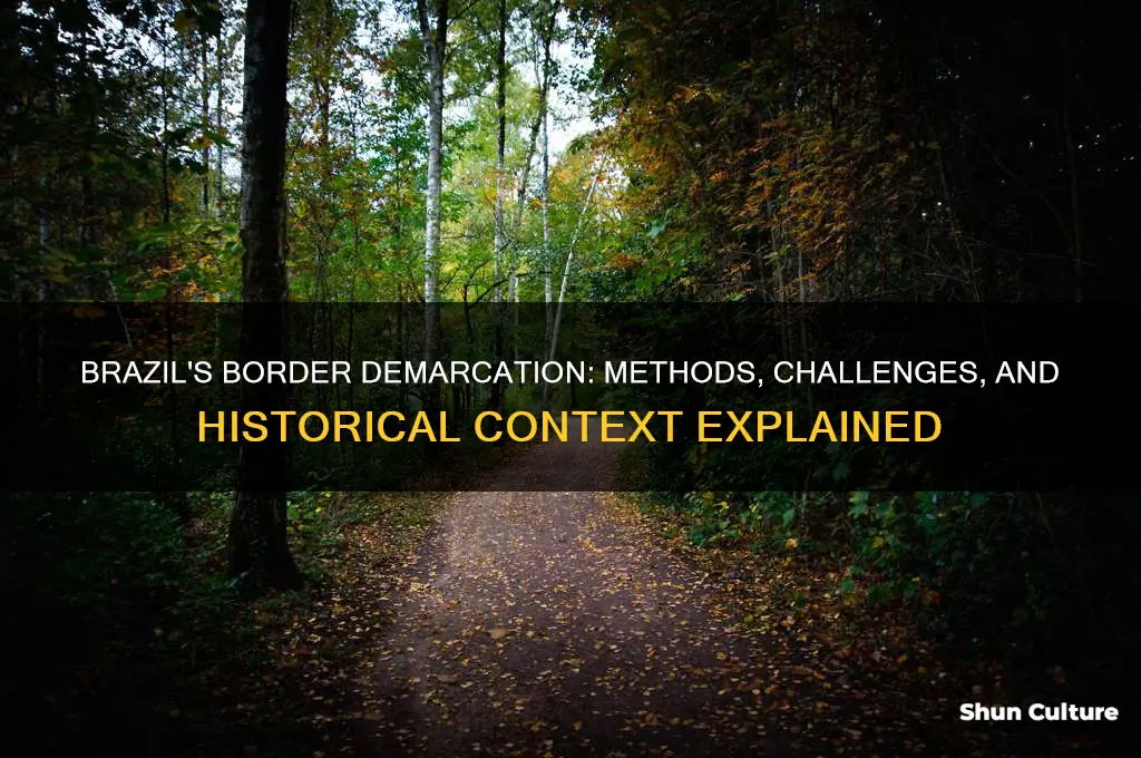 how does brazil demarcate their borders