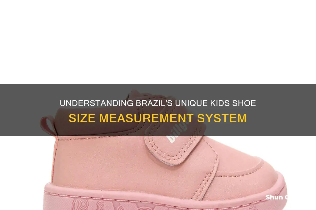how does brazil measure kids shoe sizr