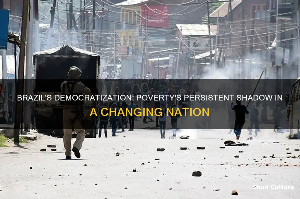 how does brazilian poverty reflect brazils democratization