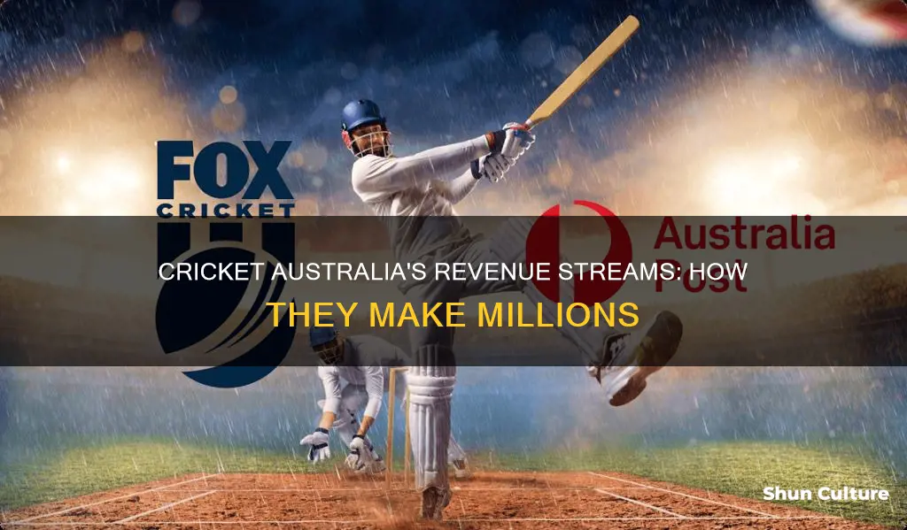 how does cricket australia make money