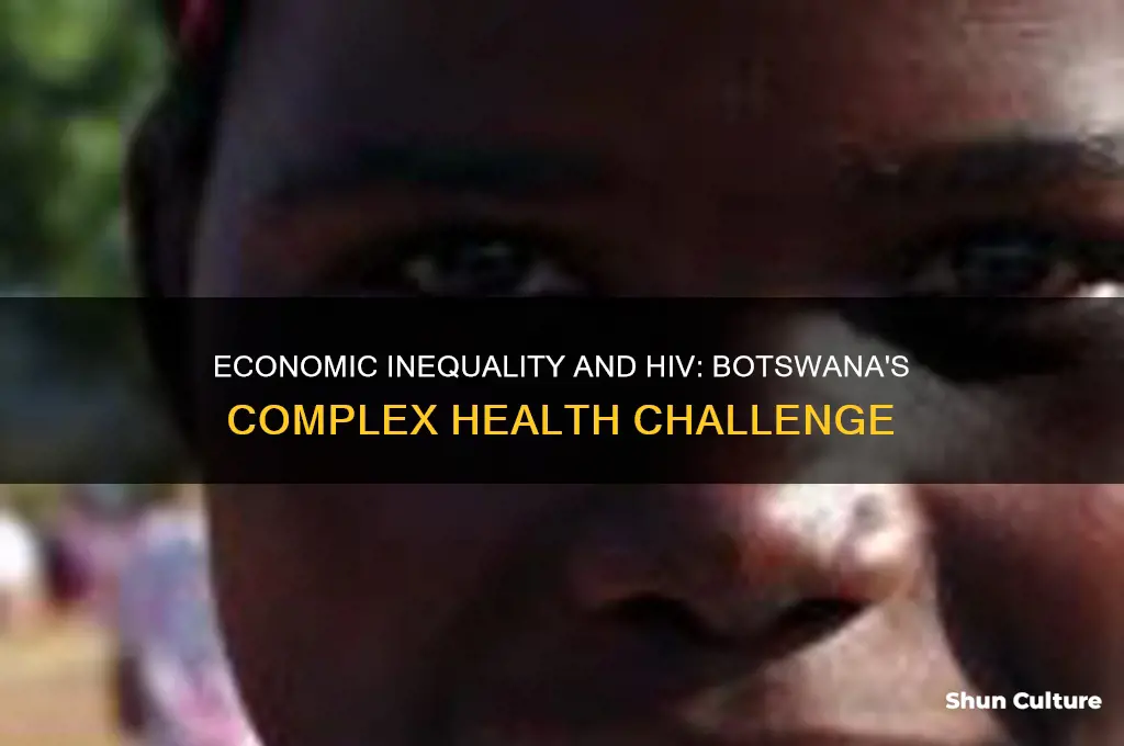 how does economic status influence hiv in botswana