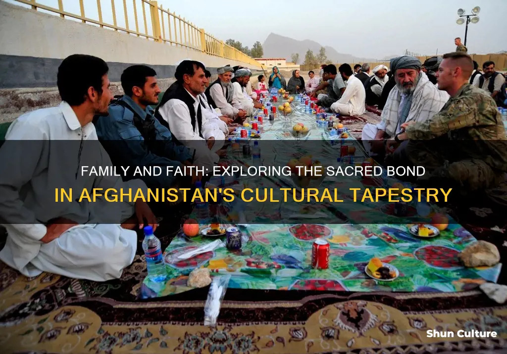 how does family life and religion go together in afghanistan