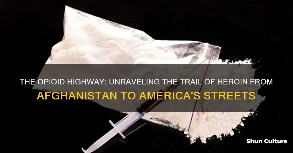 how does heroin get from afghanistan to us