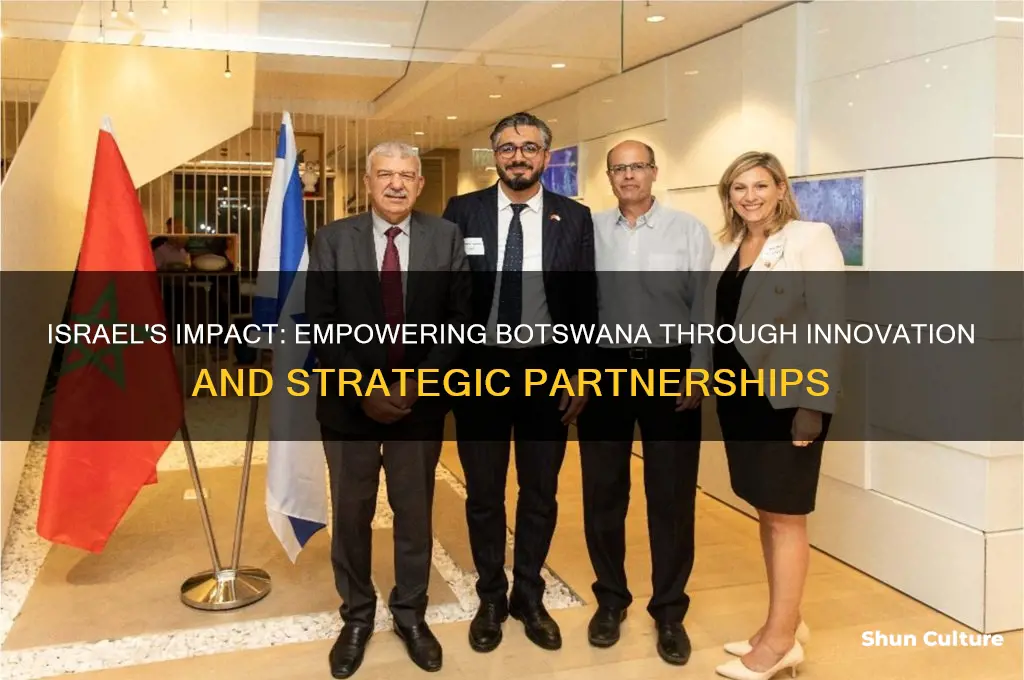 how does israel help botswana