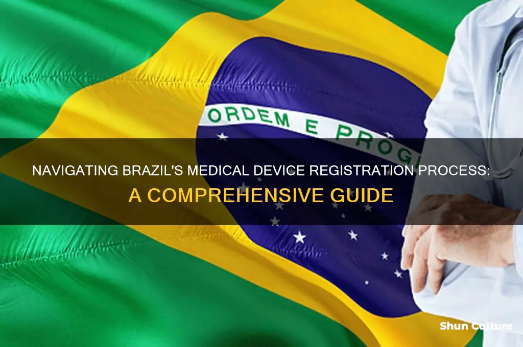 how does medical device registeration in brazil work