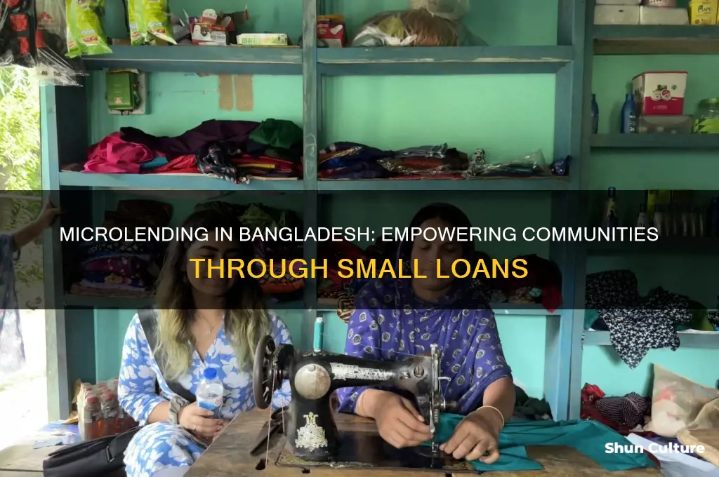 how does microlending work in bangladesh