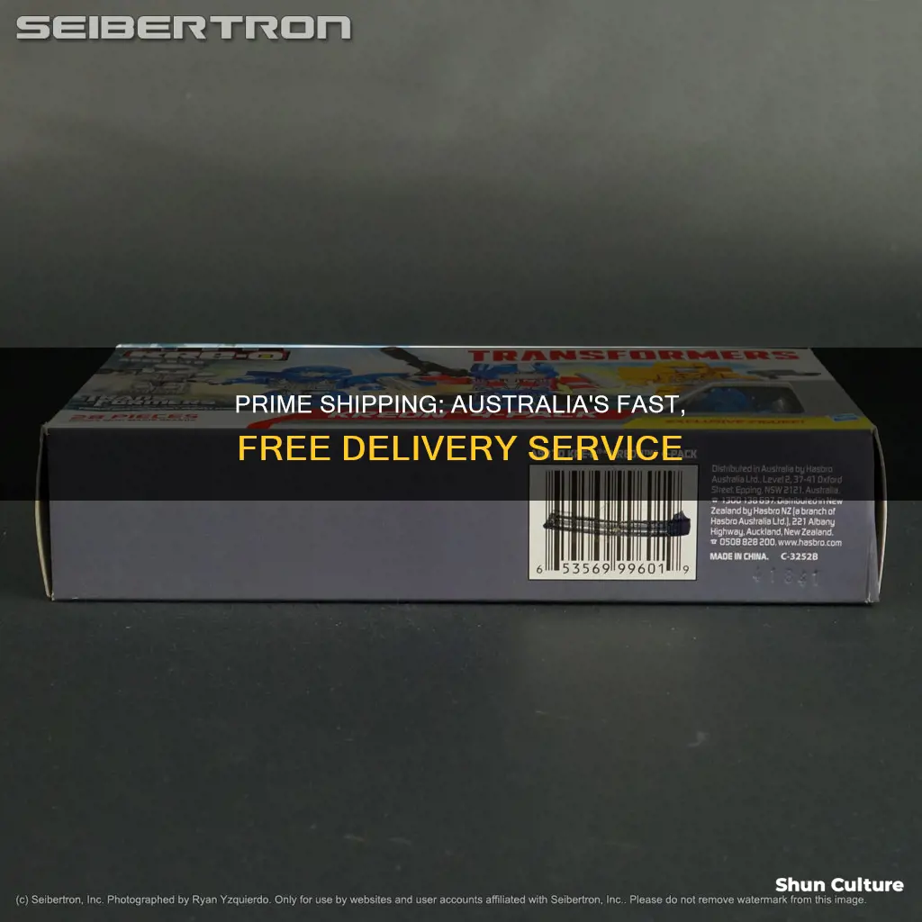 how does prime shipping in australia
