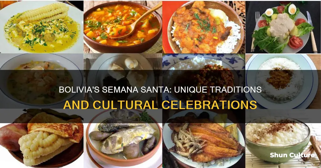 how does semana santa celebrated in bolivia